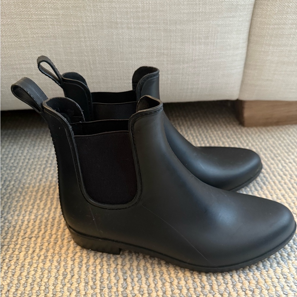 J. Crew Black Winter & Rain Boots